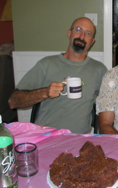  Patrick MaGroen and his new mug! 
